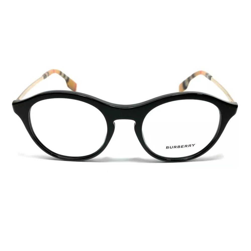 Burberry Women's Black Round Eyeglasses! - Picture 2 of 4